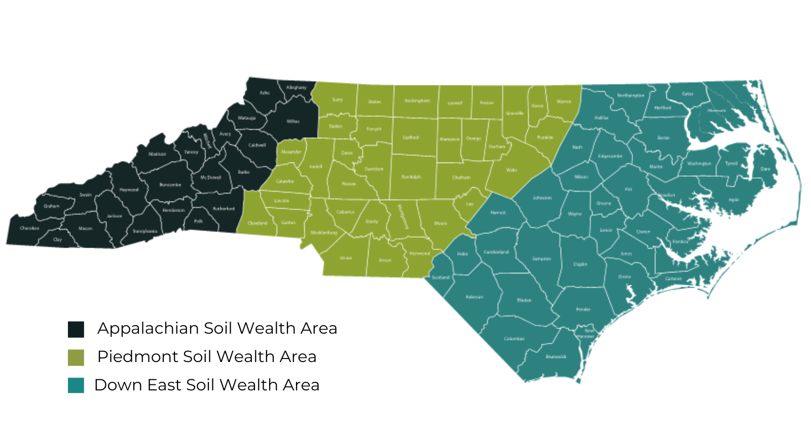 Read more about the article North Carolina Soil Wealth Areas